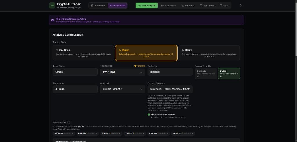 CryptoAI Trader preview