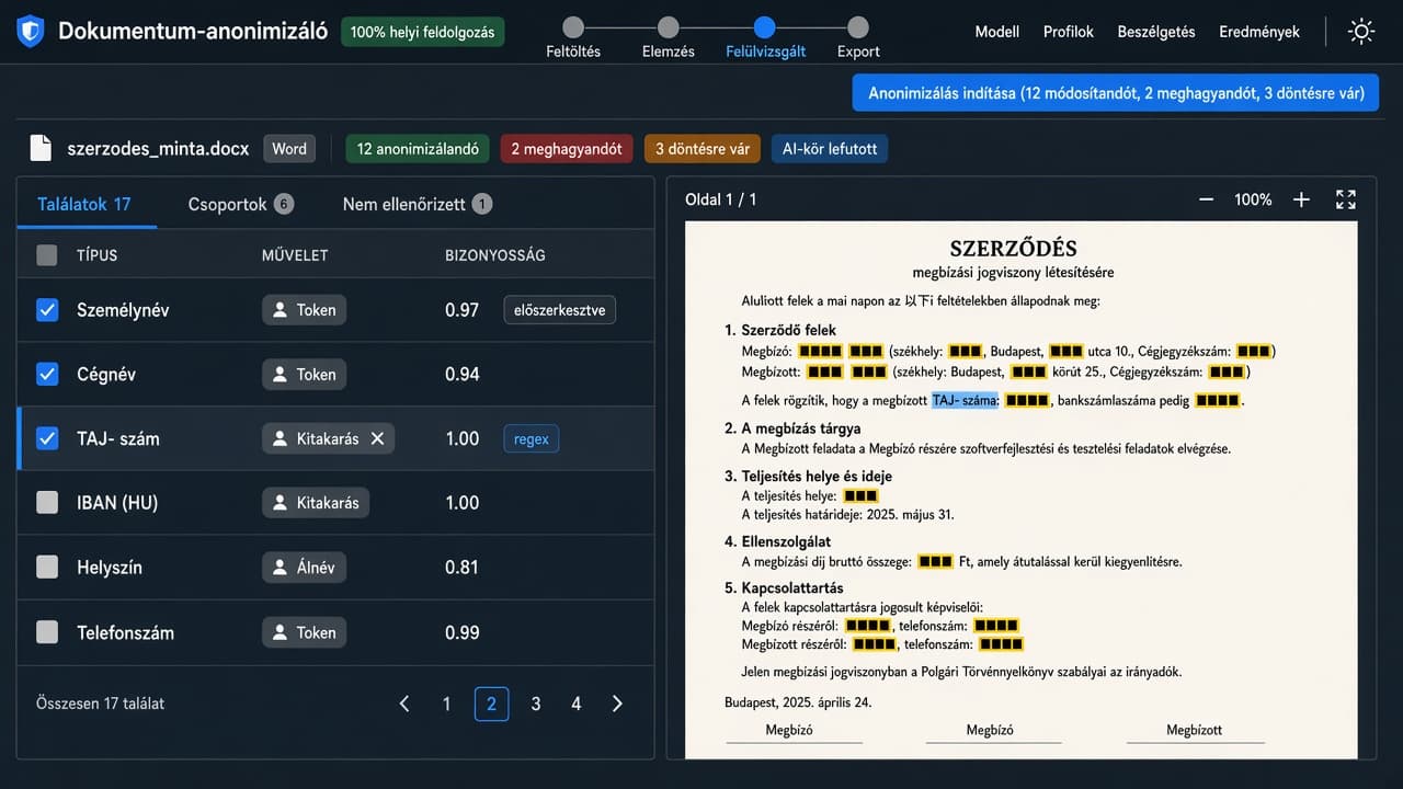 Document Anonymizer preview
