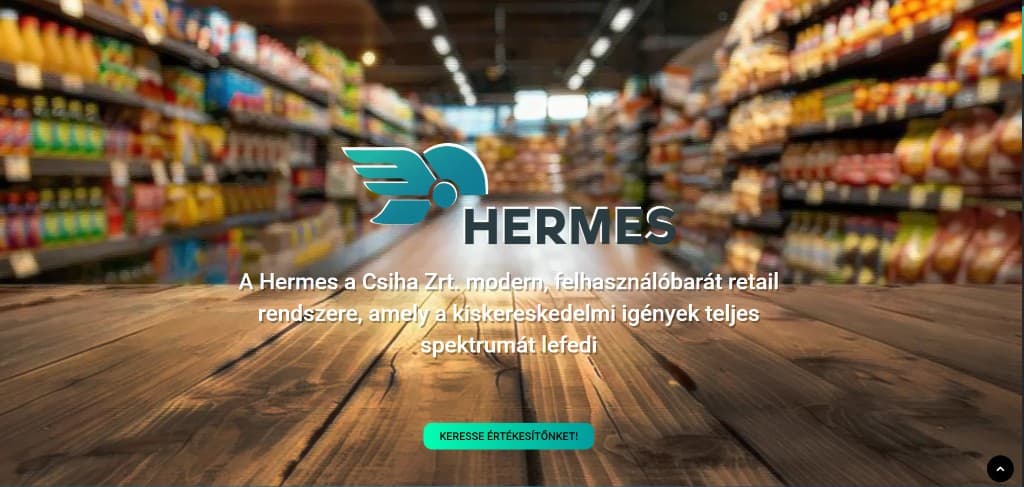 Hermes Backoffice — cash register system preview